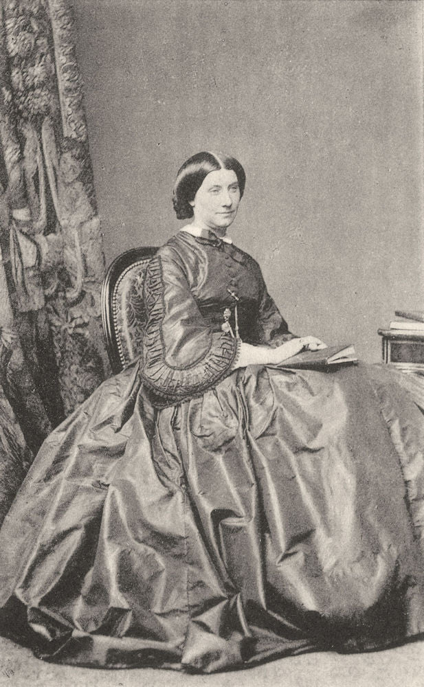 PORTRAITS. Portrait of Countess of Menon, c.1865 1935 old vintage print